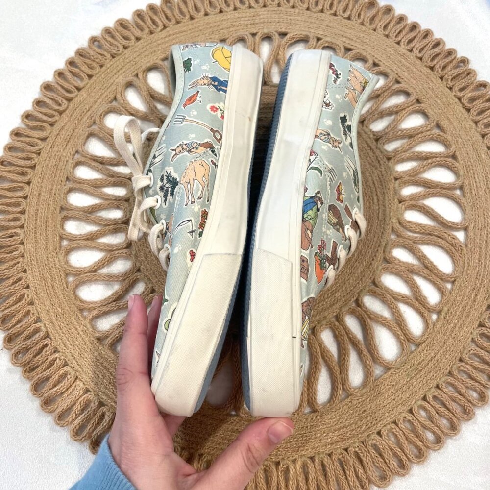 Seavees Legend Sneaker Peter Rabbit Size 6Y Easter Spring Blue - Picture 4 of 8